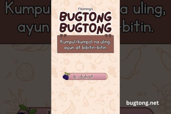Bugtong With Answer Tagalog Mahirap